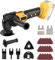 Oszillierendes Werkzeug Kompatibel mit Dewalt 20V Akku, Multifunktionswerkzeug Multitool 6 Einstellbare Geschwindigkeiten, Bürstenlos Motor zum Entfernen,Schaben (Batterien nicht enthalten)