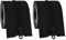 kowaku 2 Roll Zipper Door Self Sticky Replace Sturdy Double Zippers Dust Barrier Zippers Dust Protector for Tent Greenhouse Screen, Black