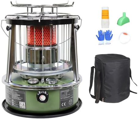 Riscaldamento a cherosene Interni | Apparecchiature di Riscaldamento Non Elettrico,Riscaldatore Da Campeggio Ad Altezza Regolabile,per Esterno Terrazza Interni Casa Bagno Campeggio