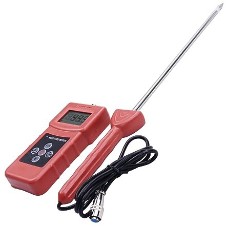 SMTYXS Hochfrequenz-Feuchtigkeitsmesser for Boden, Silbersand, chemisches Kombinationspulver, Kohlepulver, Pulver Einfache Bedienung