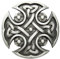 Schnalle123 Gürtelschnalle Eisenkreuz Keltischer Celtic 3D Optik für Wechselgürtel Gürtel Schnalle Buckle Modell 159