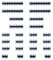 Shakmods 2mm x 24pcs Black Open Combs for PSU Extension Cable┃4 x 24pin┃4 x 16pin┃12 x 8pin┃4 x 6pin