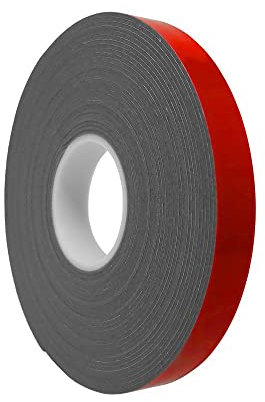 4R Quattroerre.it 1483 Doppelseitiges Klebeband A.F.T, Rolle 12 mm x 5 mt