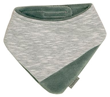 maximo Baby-Jungen 85400-017800, Tuch mit Klettverschluss Halstuch, Grau (Graumeliert 5), 1