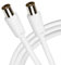 Maplin TV Aerial Cable 1M Coaxial Cable RF Male to RF Male