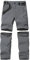 FLYGAGA Kinder Outdoorhose Wanderhose Zip Off Hose abnehmbare hosebeine Shorts Trekkinghose Unisex Jugend Mädchen Sommer mit Gürtel Schnelltrocknend Atmungsaktiv,Grau,XS