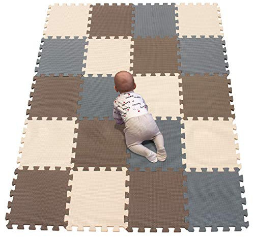 YIMINYUER® 20 Teilige (30cm×30cm×1cm Einzelstück), Puzzlematten Baby, Puzzlematte Spielmatte, Babys Puzzle Matten, Kinder Spielmatten R06R10R12G301020
