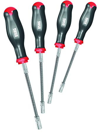 USAG U02980288 - 298 SN/SE4 - Set aus 4 flexiblen Innensechskantschlüsseln mit Griff