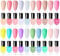 20 Bottles Non Toxic Nail Polish Set, Eco-Friendly Easy Peel Off and Quick Dry Water Based Nail Polish for Women, Teens, Kids