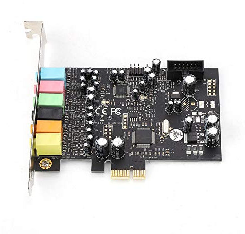 Mxtech Carte Son de mixage Full Duplex Haute fidélité HiFi, Carte Son PCI Surround Interne, 8 Pistes pour la Lecture vidéo/Jouer à des Jeux