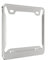 Number Plate Holder License Plate Holder Frame Suitable For Motorcycle License Number Plate Stainless Steel 22.5x16.5CM Stainless Steel 1