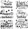 SUPENDANT 12pcs / Set Happy Birthday Tags Aufkleber für Geschenke Adhesive Happy Adhesive Sticker Etiketten für Party Dusche Weihnachten Festival Urlaub GeschenkeAdhesive Sticker Geburtstag Dekoration