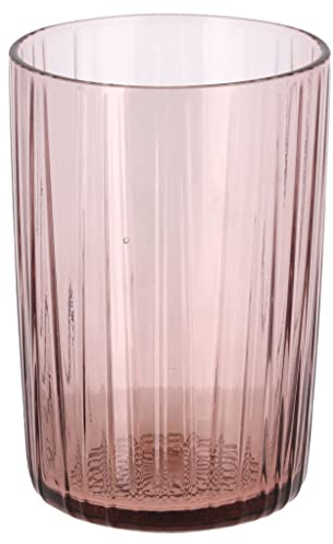 BITZ Kusintha Wassergläser, Trinkgläser, 28 cl, 4 Stück, Pink