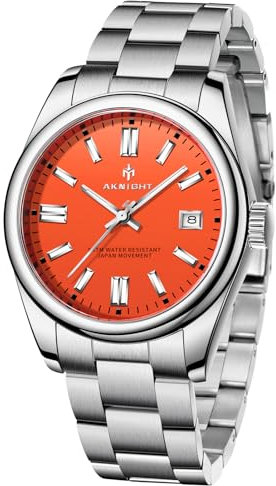 BY BENYAR AKNIGHT Herrenuhr Analoges Quarzwerk Stilvoller Chronograph Lässiges Sportdesign 50M Wasserdicht Elegantes Geschenk für Männer
