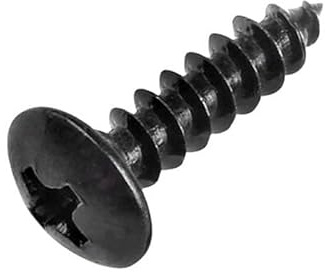 MOOPW Edelstahl 304 Kreuzschlitz Runder Kopf Holzschrauben | Mushroom Spitzschwanz Selbstschneidend Schrauben M3 x 6mm 50 Stk