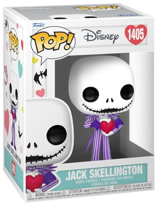 Funko POP! Disney: The Nightmare Before Christmas Valentines - Jack Skellington - Vinyl-Sammelfigur - Geschenkidee - Offizielle Handelswaren - Spielzeug Für Kinder Und Erwachsene - Movies Fans
