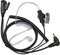 HYS Auricolare compatibile con Motorola SL300 SL1600 SL2600 SL4000 SL7550 SL1K Digital Radio, auricolare acustico con microfono e PTT