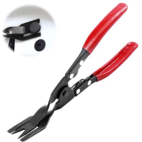 Ukisisi Panel Clip Removal Pliers,Plastic Trim Removal Tool,zange zum entfernen von plattenclips,car Trim Clips Plastic Fasteners,Clip Removal Tool,Clip Pliers,Upholstery Staple Remover
