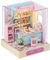 Kit de maison de poupée miniature à faire soi-même avec meubles, à l'échelle 1:24 - Mini maison de poupée en bois anti-poussière pour enfants, adolescents et adultes (Yummy Candy)
