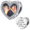 Charms Herz, 925 Sterling Silber Schwester Freundschaft Bead Charms für Damen Passen Europäisch Armband Anhänger, Muttertag Schmuck Geschenk für Frauen Mutter Schwester Freund (A-Herz)