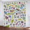 Gardinen Kinderzimmer Mädchen Blickdicht Mit Einhorn Pferd Motiv,Vorhang Blickdicht Ösen 2Er Set 100X160Cm Vorhänge Für Mädchenzimmer Kurz 2 Stück,A29