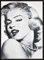 HUBDECO Bild Wanddekoration Poster - Hochwertiges Poster gedruckt auf 200g/m2 Posterpapier - Tolle Zimmerdekoration - Schlafzimmer Bilder - Ohne Ramen - 40x30cm - Marilyn Monroe