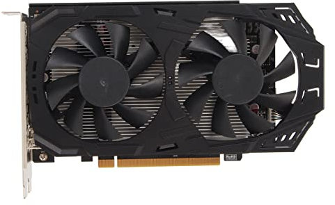 Yanmis Tarjeta Gráfica RX 580, Tarjeta Gráfica GPU para Juegos PCI Express 3.0, 256 bits, 8 GB GDDR5 1244/7000 MHz, HDMI con Ventiladores de Refrigeración Duales para Juegos de Oficina