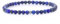 Echtes Lapislazuli Edelstein Armband mit 4mm Perlen - verschiedene Längen - Heilstein Schutzstein Talisman Glücksbringer Geschenk (Lapislazuli, 22CM)
