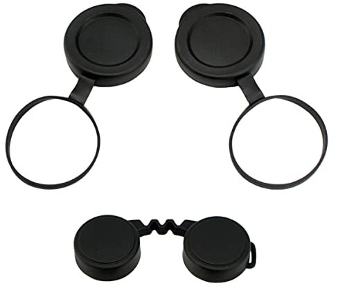 KONTONTY 1 Set Eyepiece Cover Eyepiece Scope Cover Binocular Rain Guard Camera Lens Accessories Objective Lens Caps Objective Lens Cap Replacement Binocular Lens Caps Rubber