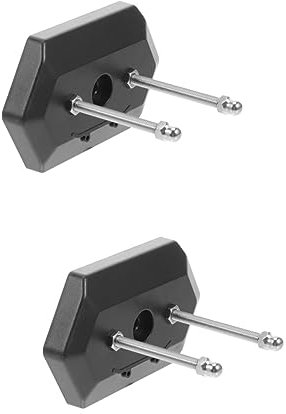 CORHAD 2St Skateboard-Aufbewahrungsständer Skateboard Deck Wandhalterung Skateboard-Aufhänger Storage Shelves Storage Shelf Skateboard-Ausstellungsständer Skateboardhalter Abs Black