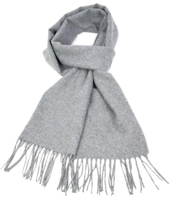 Einfarbiger Kaschmirschal for Männer im und Winter(GRAY)