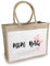 COZYINT Tasche aus Jute Stoff | Geschenk für Mutter, werdende Mama oder schwangere. Einkaufstasche groß Bast | Jute Shopper Bag | Geschenke für Mütter oder Schwangerschaft (MomBag)