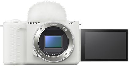 Sony Alpha ZV-E10 II APS-C Mirrorless Interchangeable Camera 26.0MP 4K 60p video Body only White (Renewed)