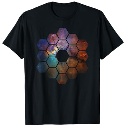 James WEBB Weltraumteleskop Spiegel Nebula JWST T-Shirt