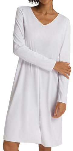 Hanro - Cotton Silk - Nachthemd (XL Weiß)