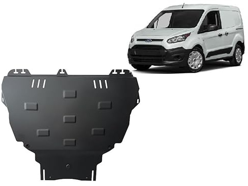 Scut Protection Stahl Unterfahrschutz für motor kompatibel mit Ford Transit Connect (2013-2022) Scut Protection