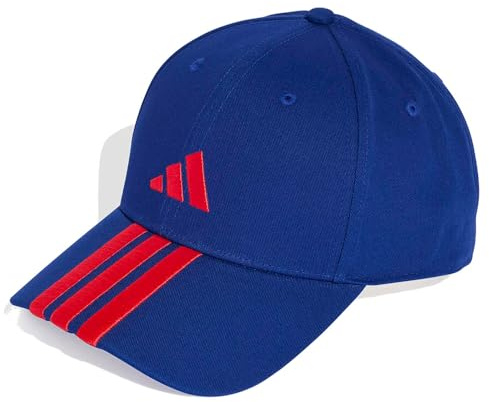 adidas Unisex Bball 3S Cap New Logo, Mystery Ink/Pure Ruby, S-M