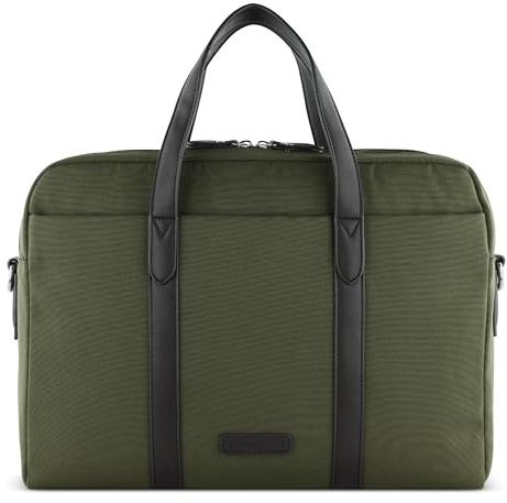 bugatti Maro Businesstasche groß, Herren-Aktentasche aus Polyester mit Laptopfach ca. 15