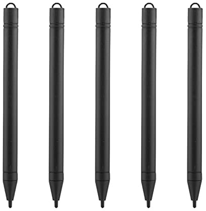 Generic 5 PCS Digital Stylus Pen, Professional LCD Stylus for 8.5 12 Inch Graphic Tablet with Cursor Like Real Brush, for Artists Designers Teachers Students Office Workers