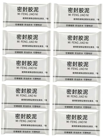 KONTONTY 10 Pièces Colle Étanche Eau Résistante pour Réparations Maison Enduit Mastic Isolation Imperméable Mastic de Réparation Rapide pour Joint de Drain et Mur Produit Étanchéité Salle