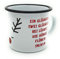 Kinderlampenland Glühwein-Tasse Emaille EIN Glühwein. mit Rentier, Weihnachtsmarkt, Blechtasse, Geschenk, Henkelbecher, Nostalgie, Henkeltasse, Punschtasse, Vintage