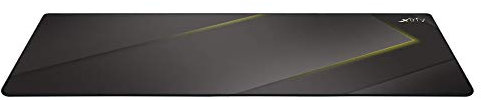 Xtrfy GP1, XL Gaming-Mauspad aus Stoff (920 x 360 x 3 mm), Hervorragende Gleitfähigkeit, Vernähte Kanten, Rutschfeste Unterseite, Maschinenwaschbar, Schwarz