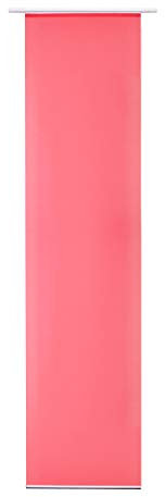 ondeco Flächenvorhang Sets 60 x 300 cm Verschiedene Modelle inkl. Click Beschwerung und Panelwagen Schiebevorhang Flächenvorhang Basic Pink