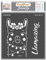 CrafTreat wiederverwendbare Lama-Schablonen zum Malen auf Holz – Lama Zing Home Decor Schablone – 15,2 x 15,2 cm – DIY Heimdekoration, dekorative Tierschablonen zum Malen von Lama-Kunst