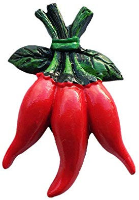 3D-Chili-Kühlschrankmagnet, Heimküchendekoration, magnetischer Aufkleber, Lebensmittel-Kühlschrank-Magnetsammlung