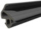 DQ-PP S-1559 Aluplast guarnizione per finestre, colore nero, 50 m, in gomma, per finestre in PVC, per profili in alluminio, per porte