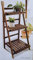 Sesua Pflanztreppe Holz klappbar 3 Ebenen 45,5 x 40,5 x 99,5 cm Blumentreppe Blumenleiter Blumenregal