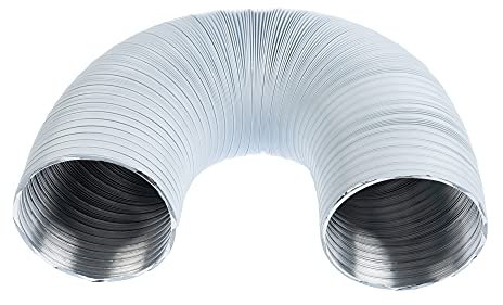 Steinberg14 Weiß Aluminium Ø 100mm/ 1.5 m Flexrohr Alurohr Flexschlauch Schlauch Aluflexschlauch