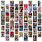 HERKINDNESS 54 Blatt Poster Anime, Trendiger Cartoon Stil Decoration Anime Poster, Anime Bilder Wandcollage Set, für Dekoration von Raumwänden und Sammlungen