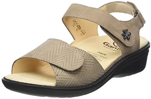 Ganter Damen Hera Sandale, Taupe, 37 EU Weit